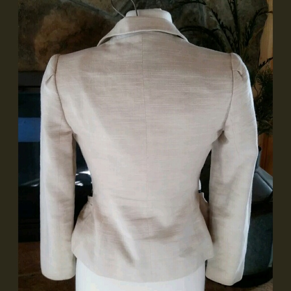 SOLD!!  R.E.D. Valentino Blazer/Jacket 42 Natural - Picture 5 of 8